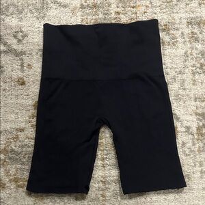 SPANX Shapewear High-Waisted Body Sculpting Biker Shorts in Black